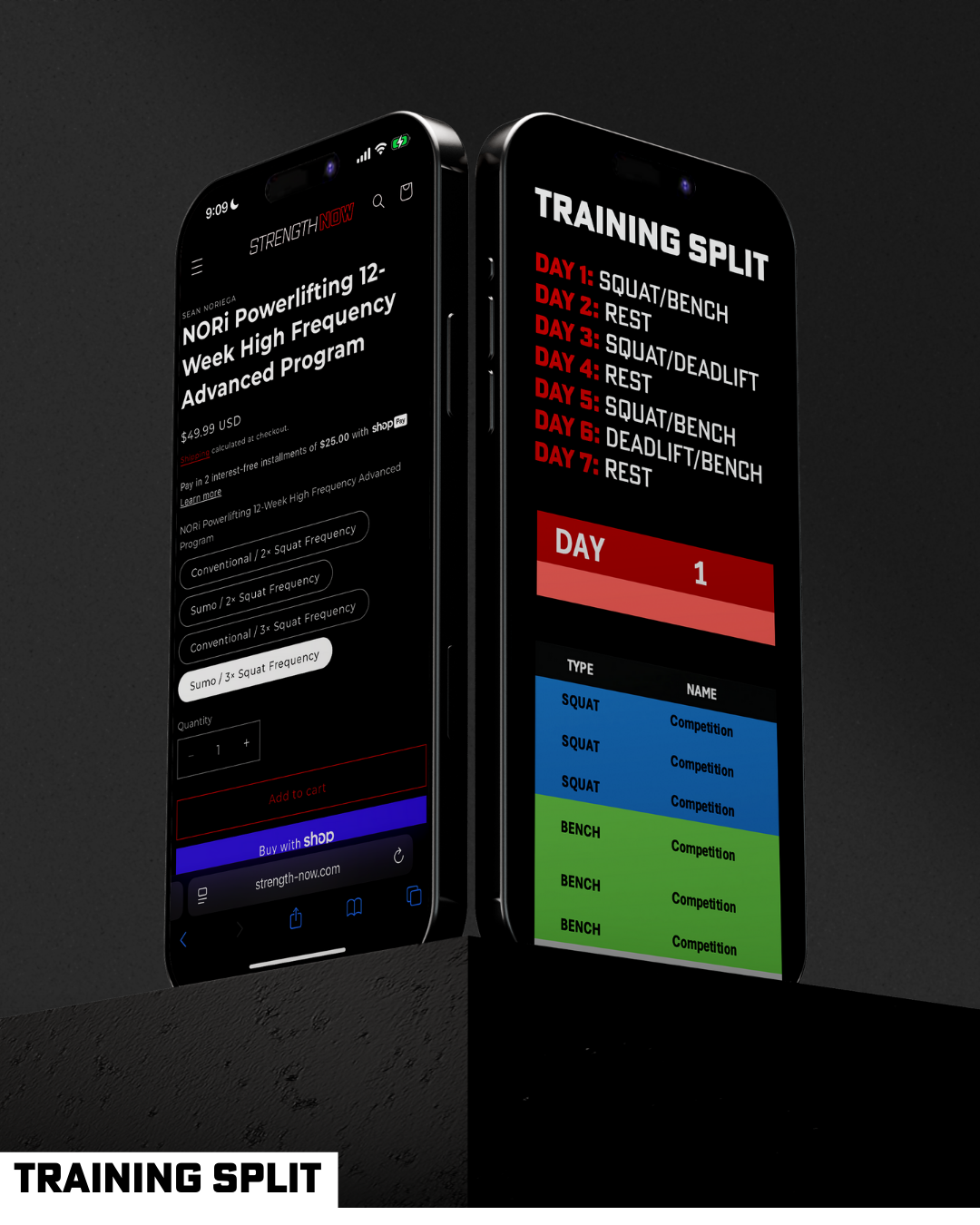 NORi Powerlifting 12-Week High Frequency Advanced Program