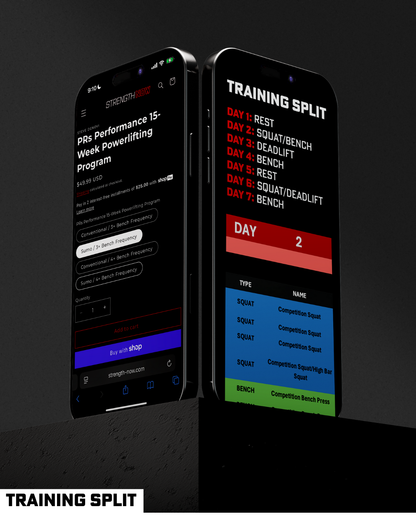 PRs Performance 15-Week Powerlifting Program