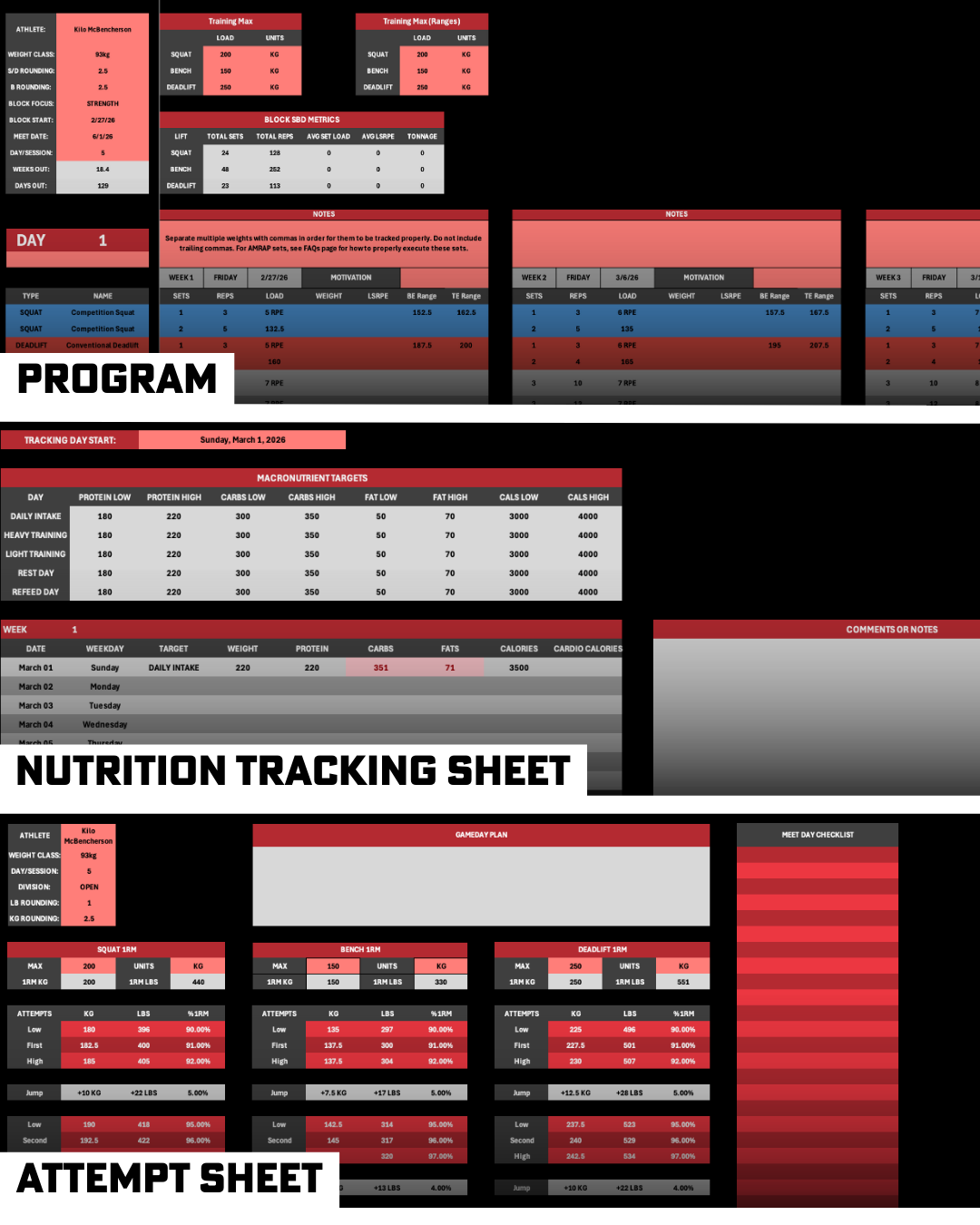 Craftsmanship 12-Week Powerbuilding Program
