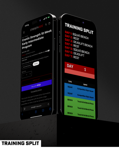 Cronin Strength 10-Week Early Intermediate Program