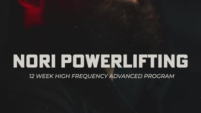 NORi Powerlifting 12-Week High Frequency Advanced Program